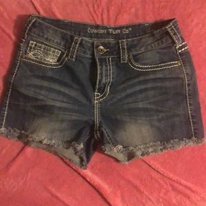 Cowgirl tuff co. Jean shorts